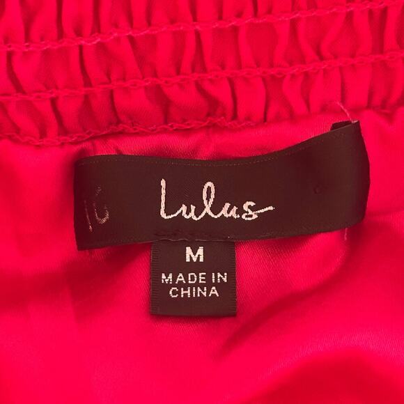 Lulus Dream Desire Off the Shoulder Dress Sz M - Picture 7 of 8